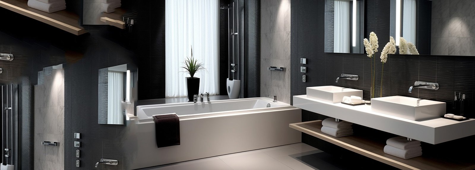 top view different fruits composition fresh and ripe on grey bac